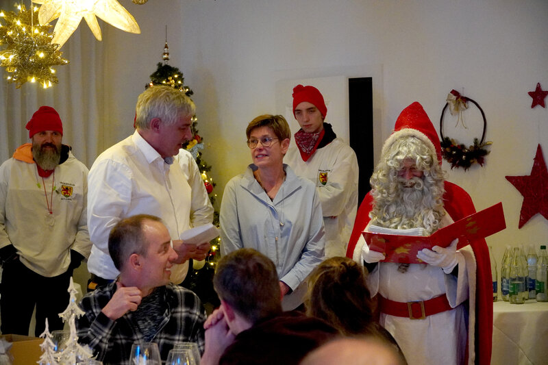 Andreas Egli, Brigitte Bachmann & der Samichlaus Andreas Egli, Brigitte Bachmann & der Samichlaus