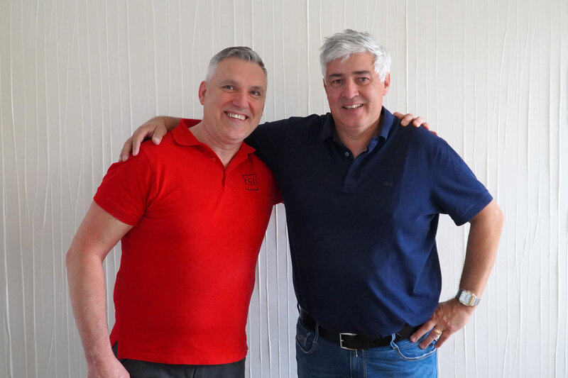 Jorge Dacosta mit Andreas Egli Jorge Dacosta mit Andreas Egli