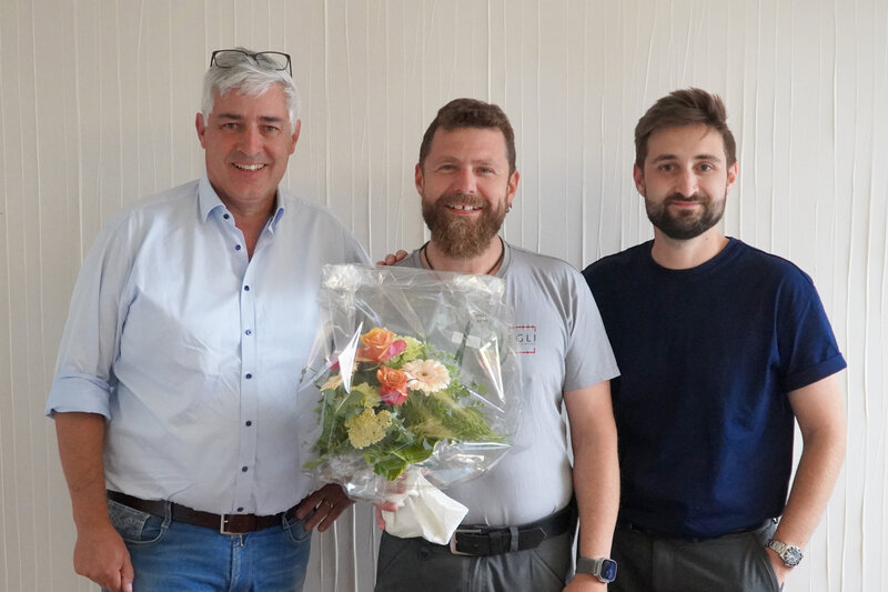 René Fede mit Andreas und Janek Egli René Fede mit Andreas und Janek Egli